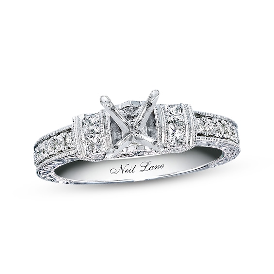 Previously Owned Neil Lane Ring Setting 5/8 ct tw Diamonds 14K White Gold
