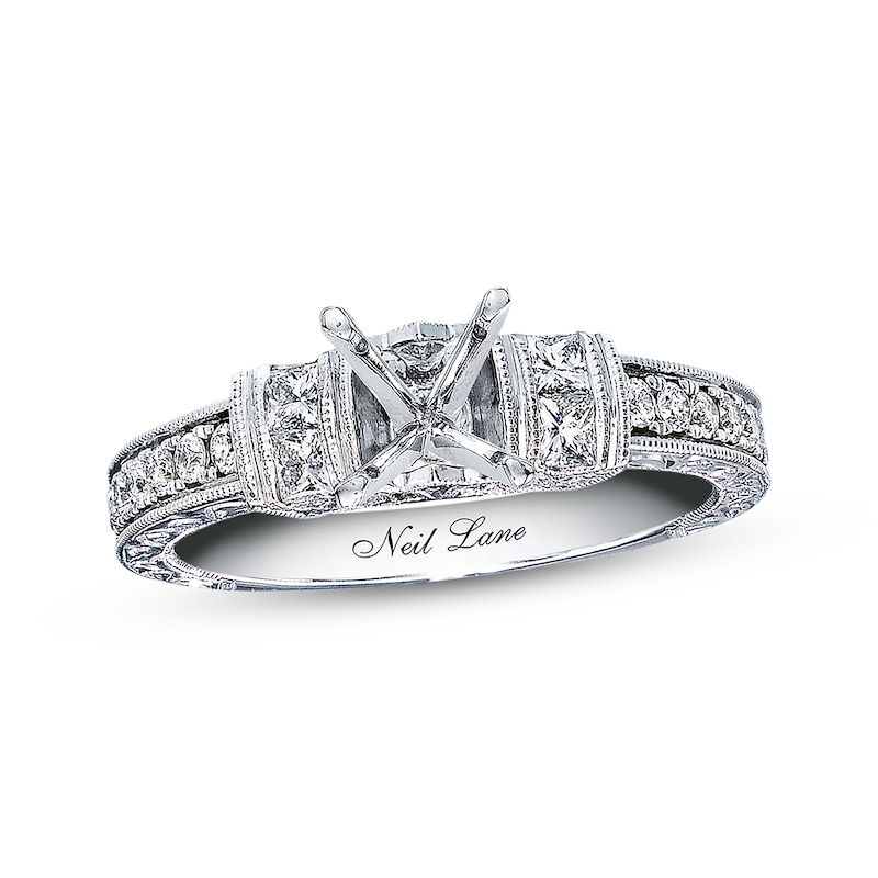 Previously Owned Neil Lane Ring Setting 5/8 ct tw Diamonds 14K White Gold