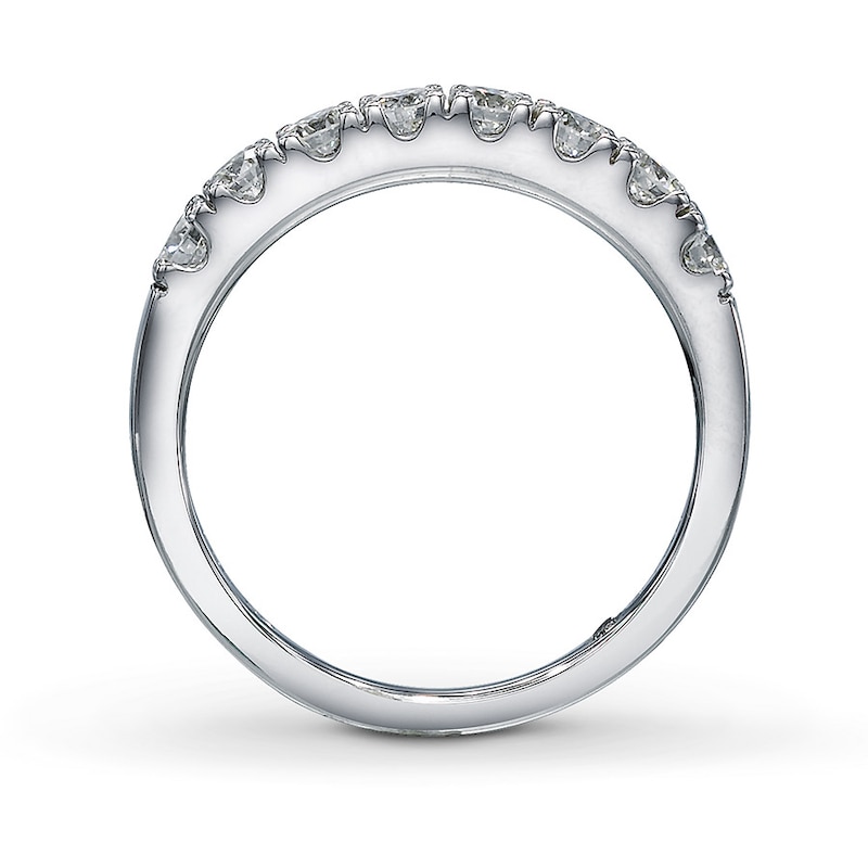 Main Image 2 of Previously Owned Leo Diamond Band 3/4 ct tw 14K White Gold
