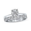 Thumbnail Image 4 of Previously Owned THE LEO Diamond Enhancer Ring 1/2 ct tw Round-cut 14K White Gold