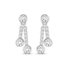 Thumbnail Image 2 of Previously Owned Ever Us Diamond Earrings 3/8 ct tw Round-cut 14K White Gold