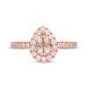 Thumbnail Image 3 of Previously Owned Neil Lane Morganite Engagement Ring 5/8 ct tw Pear & Round-cut 14K Rose Gold