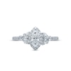 Thumbnail Image 2 of Previously Owned Monique Lhuillier Bliss Diamond Engagement Ring 1-1/8 ct tw Marquise & Round-cut 18K White Gold