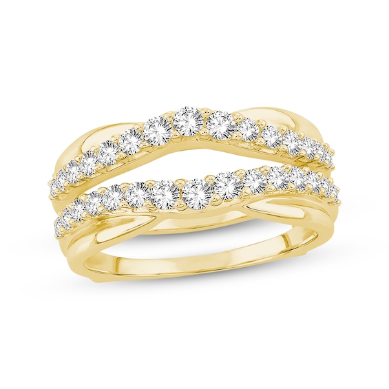 Previously Owned Diamond Enhancer Ring / ct tw Round-cut 14K Gold