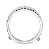 Previously Owned Diamond Enhancer Ring 1/2 ct tw Round-cut 14K White Gold