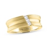 Thumbnail Image 0 of Previously Owned Men's THE LEO Diamond Wedding Band 1/4 ct tw Square-cut 14K Yellow Gold