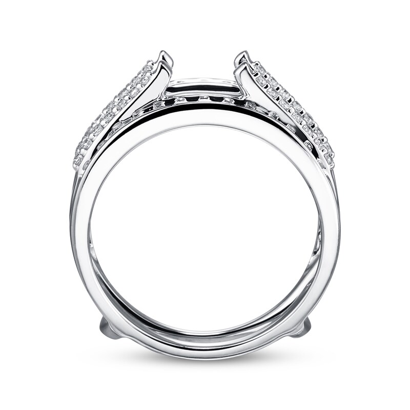 Main Image 3 of Previously Owned Diamond Enhancer Ring 5/8 ct tw Round-cut 14K White Gold