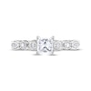 Thumbnail Image 3 of Previously Owned Adrianna Papell Diamond Engagement Ring 1/2 ct tw Princess & Round-cut 14K White Gold
