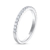 Previously Owned THE LEO Ideal Cut Diamond Wedding Band 1/3 ct tw Round-cut 14K White Gold