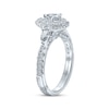 Thumbnail Image 2 of Previously Owned Monique Lhuillier Bliss Diamond Engagement Ring 1-1/4 ct tw Pear & Round-cut 18K White Gold