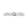 Previously Owned Adrianna Papell Diamond Anniversary Band 1/3 ct tw Round-cut 14K White Gold