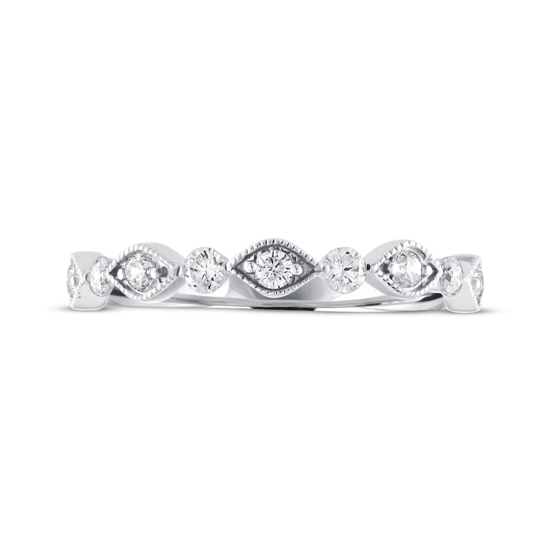 Previously Owned Adrianna Papell Diamond Anniversary Band 1/3 ct tw Round-cut 14K White Gold