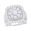 Thumbnail Image 1 of Previously Owned Multi-Diamond Engagement Ring 4 ct tw Round & Baguette-cut 10K White Gold