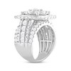 Thumbnail Image 2 of Previously Owned Multi-Diamond Engagement Ring 4 ct tw Round & Baguette-cut 10K White Gold