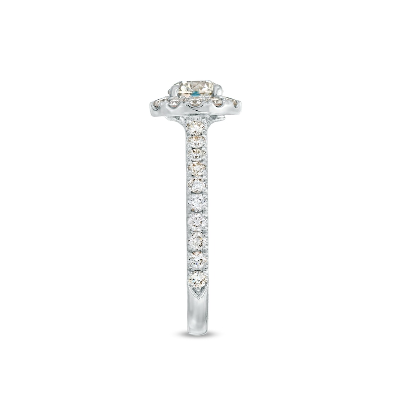 Previously Owned Neil Lane Premiere Round Diamond Engagement Ring 1-3/8 ct tw 14K White Gold