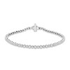 Thumbnail Image 3 of Previously Owned Forever Connected Diamond Bracelet 1 ct tw Pear & Round-cut 10K White Gold