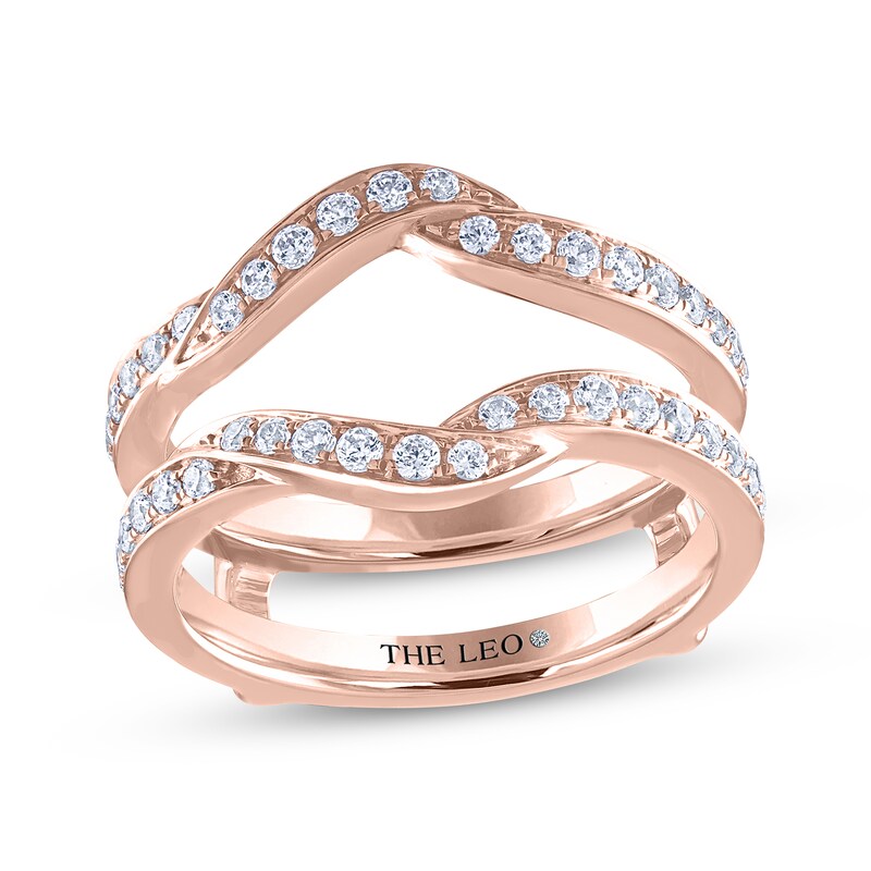 Main Image 1 of Previously Owned THE LEO Diamond Enhancer Band 1/2 ct tw Round-cut 14K Rose Gold
