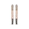 Thumbnail Image 1 of Previously Owned Le Vian Chocolate Diamond Hoop Earrings 1 ct tw 14K Strawberry Gold