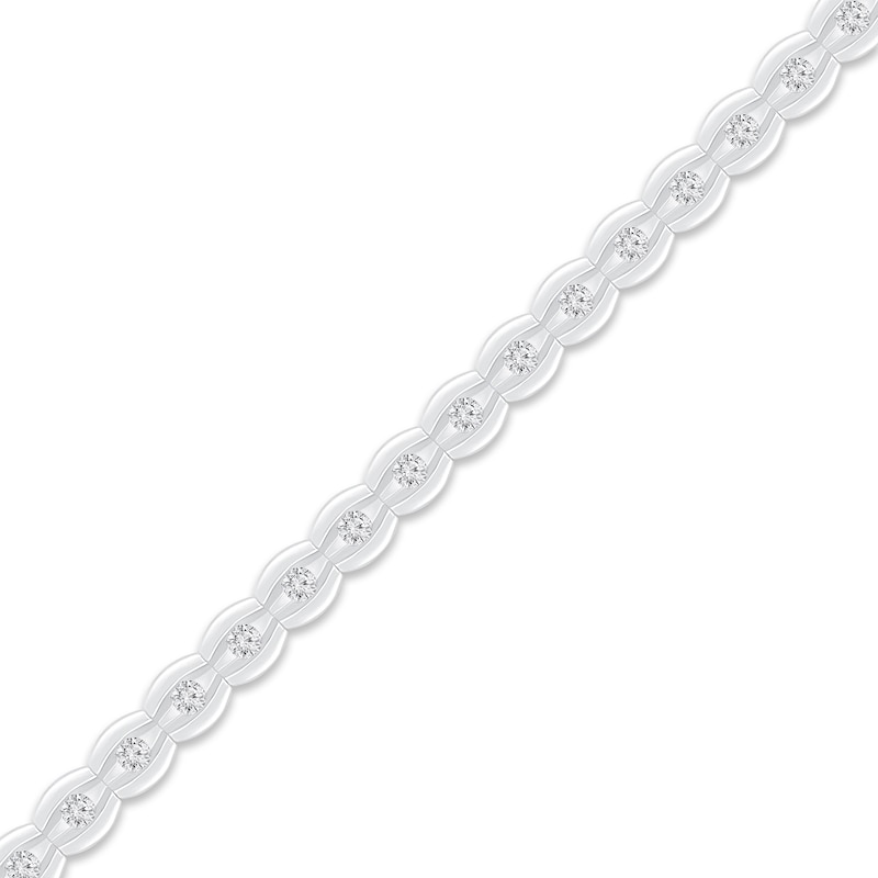 Main Image 1 of Previously Owned Diamond Bracelet 1 ct tw 10K White Gold 7"