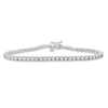 Thumbnail Image 1 of Previously Owned Diamond Bracelet 1 ct tw Round-cut 10K White Gold 7.25" Length
