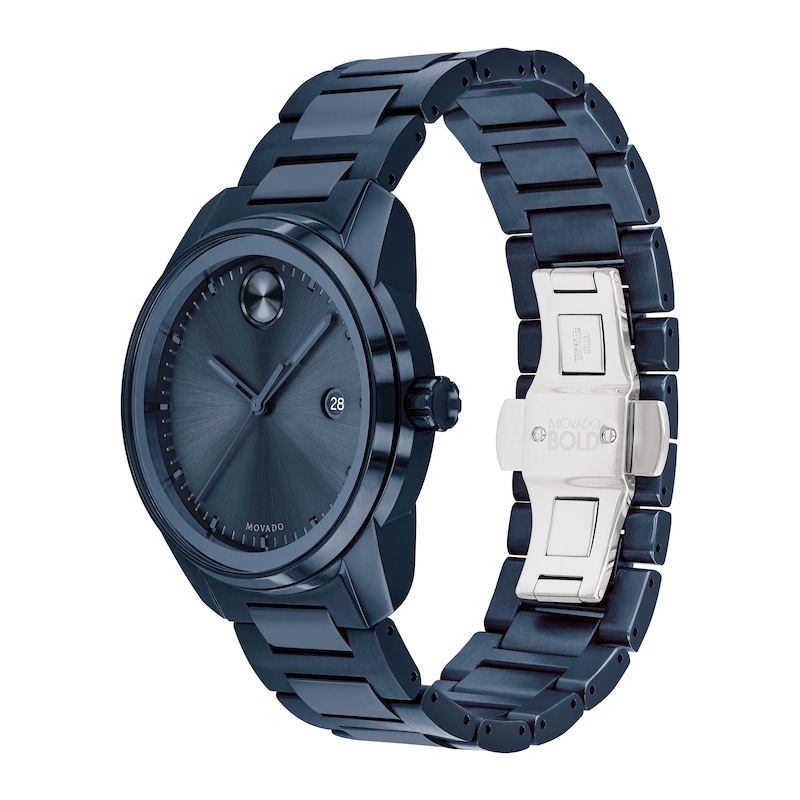Main Image 2 of Previously Owned Movado BOLD Verso Ion-Plated Stainless Steel Men's Watch 3600737