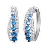 Thumbnail Image 0 of Previously Owned Le Vian Denim Ombre Hoop Earrings 14K Vanilla Gold