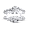 Thumbnail Image 3 of Previously Owned Diamond Enhancer Ring 1 ct tw Baguette & Round-cut 14K White Gold