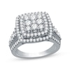 Thumbnail Image 2 of Previously Owned Diamond Bridal Set 2 ct tw Round-Cut 10K White Gold
