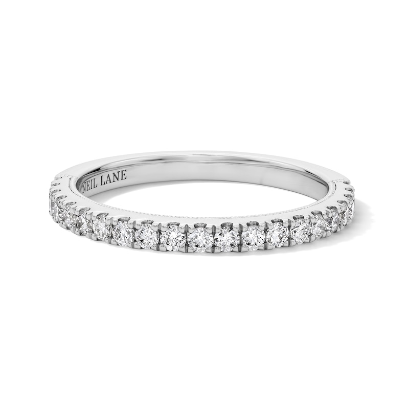 Main Image 4 of Neil Lane Diamond Wedding Band 3/8 ct tw Round-cut 14K White Gold