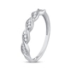 Thumbnail Image 1 of Previously Owned Diamond Anniversary Ring 1/10 ct tw Round-cut 10K White Gold