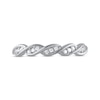 Thumbnail Image 3 of Previously Owned Diamond Anniversary Ring 1/10 ct tw Round-cut 10K White Gold