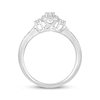 Thumbnail Image 3 of Previously Owned Diamond Engagement Ring 1/2 ct tw Round-cut 10K White Gold