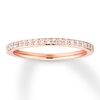 Thumbnail Image 1 of Previously Owned Diamond Wedding Band 1/6 ct tw 14K Rose Gold