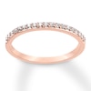 Thumbnail Image 4 of Previously Owned Diamond Wedding Band 1/6 ct tw 14K Rose Gold