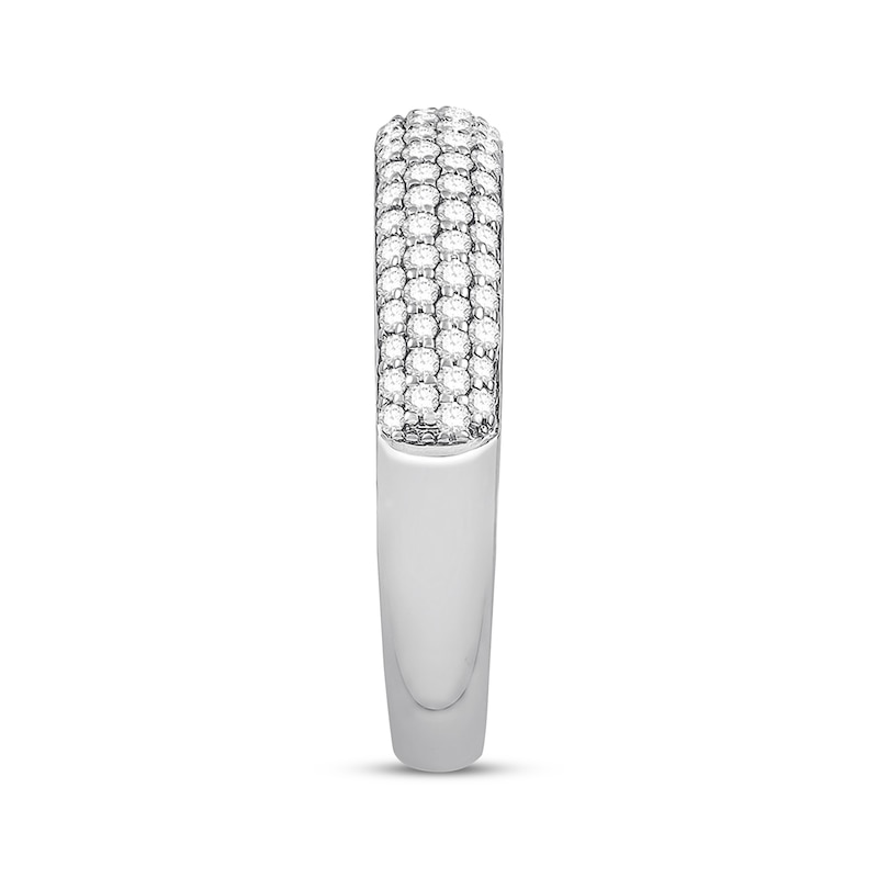 Previously Owned Diamond Anniversary Band 1/2 ct tw Round-cut 14K White Gold