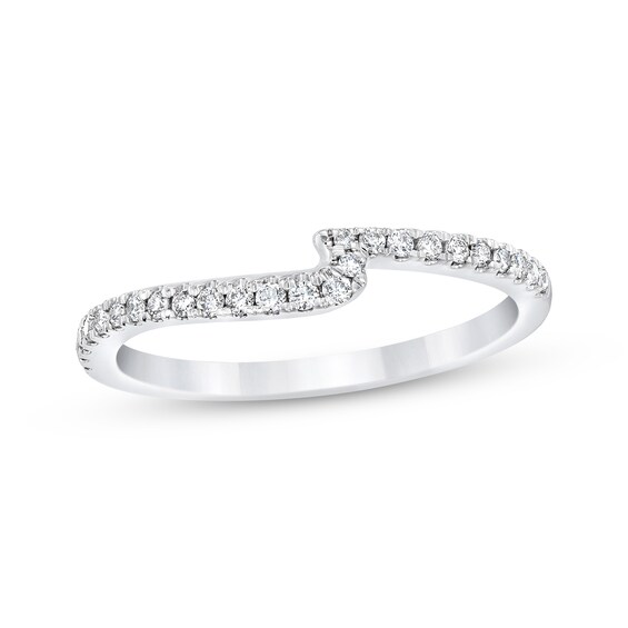 Previously Owned Diamond Wedding Band 1/6 ct tw Round-cut 14K White Gold