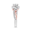 Previously Owned 3-Stone Diamond Engagement Ring 5/8 ct tw Round-cut 14K Two-Tone Gold