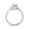 Previously Owned 3-Stone Diamond Engagement Ring 5/8 ct tw Round-cut 14K Two-Tone Gold