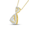 Thumbnail Image 2 of Previously Owned Diamond Necklace 1/2 ct tw Round-cut 10K Yellow Gold 18&quot;
