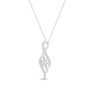 Thumbnail Image 1 of Previously Owned Diamond Necklace 1/4 ct tw Sterling Silver 18"