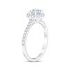 Thumbnail Image 1 of Previously Owned THE LEO First Light Diamond Engagement Ring 1 ct tw Round-cut 14K White Gold