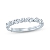 Thumbnail Image 1 of Previously Owned Monique Lhuillier Bliss Diamond Wedding Band 1/2 ct tw Marquise & Round-cut 18K White Gold