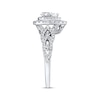 Thumbnail Image 2 of Previously Owned Neil Lane Engagement Ring 7/8 ct tw Pear & Round-cut Diamonds 14K White Gold - Size 9