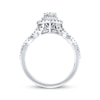 Thumbnail Image 3 of Previously Owned Neil Lane Engagement Ring 7/8 ct tw Pear & Round-cut Diamonds 14K White Gold - Size 9