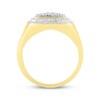 Thumbnail Image 3 of Previously Owned Men's Diamond Square Ring 1/2 ct tw 10K Yellow Gold