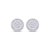 Thumbnail Image 2 of Previously Owned Diamond Stud Earrings 1/4 ct tw Sterling Silver