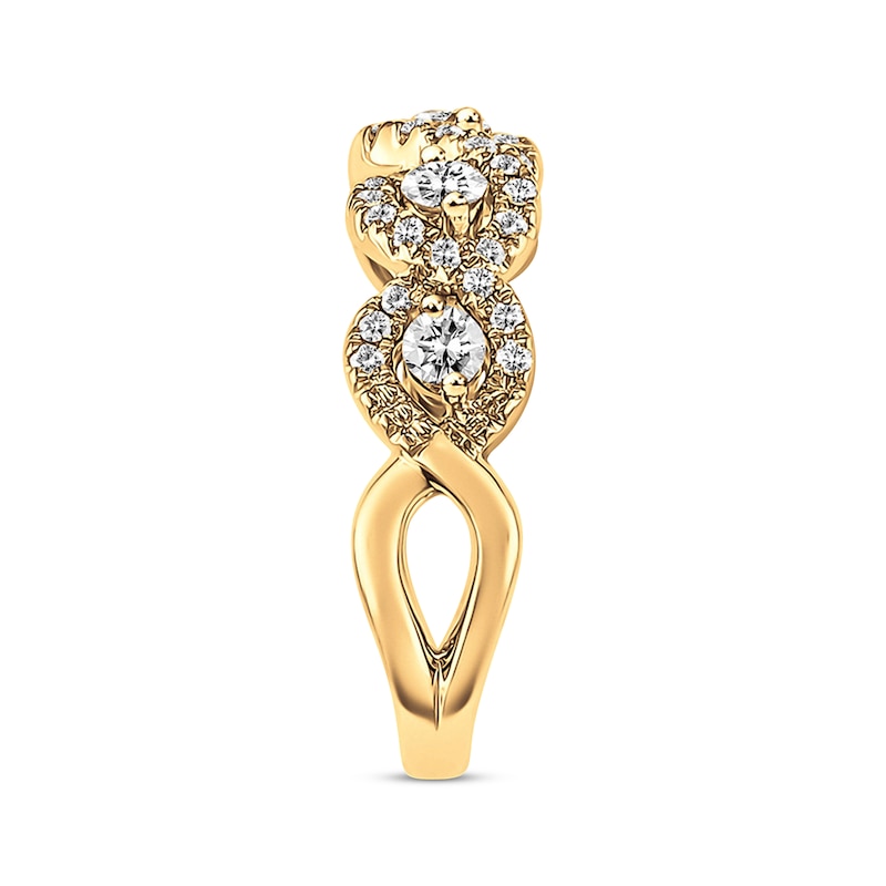 Main Image 3 of Previously Owned Diamond Anniversary Band 3/4 ct tw Round-cut 14K Yellow Gold