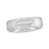 Previously Owned Neil Lane Men's Diamond Wedding Band 1/10 ct tw Round-cut 14K White Gold