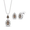 Thumbnail Image 1 of Previously Owned Le Vian Diamond Boxed Set 3/8 ct tw 14K Vanilla Gold 18"
