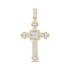 Thumbnail Image 0 of Previously Owned Men's Diamond Cross Pendant 1/2 ct tw Round-cut 10K Yellow Gold